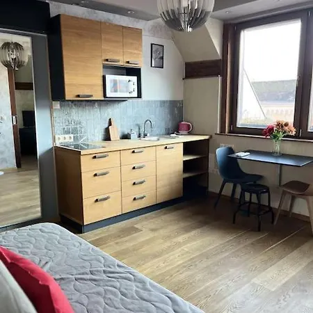 Elegant Rooftop Studio With Shared Terrace And Jacuzzi Apartmán *